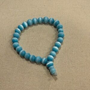 Bracelet. Blue Beaded glass Bracelet